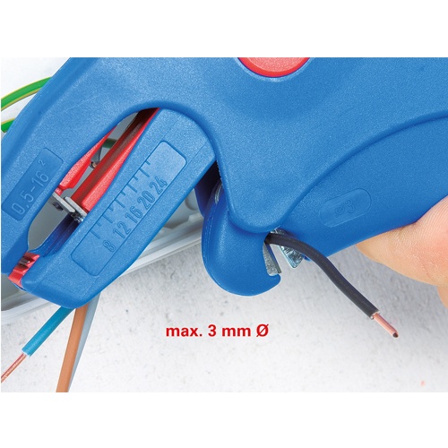 0.75-4.0mm2 ワイヤーストリッパー(カッター付)【EA580FR】