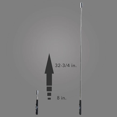 2.25Kg/200-832mm マグネットピックアップ(ライト付)【EA598GF-1】