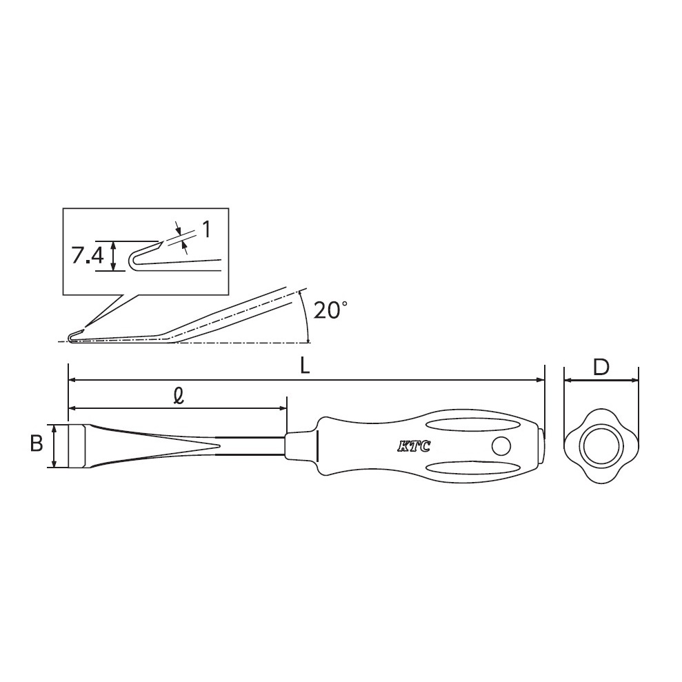 220mm ドアベルトモールリムーバー【EA604D-40】