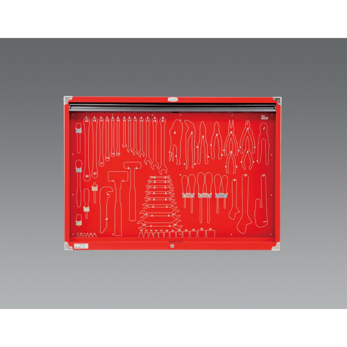 [73個組]工具セット(シャッター付)【EA612SC-60】