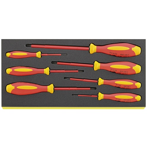 7本組[+ Pozi]ドライバー(絶縁)【EA612TA-49】