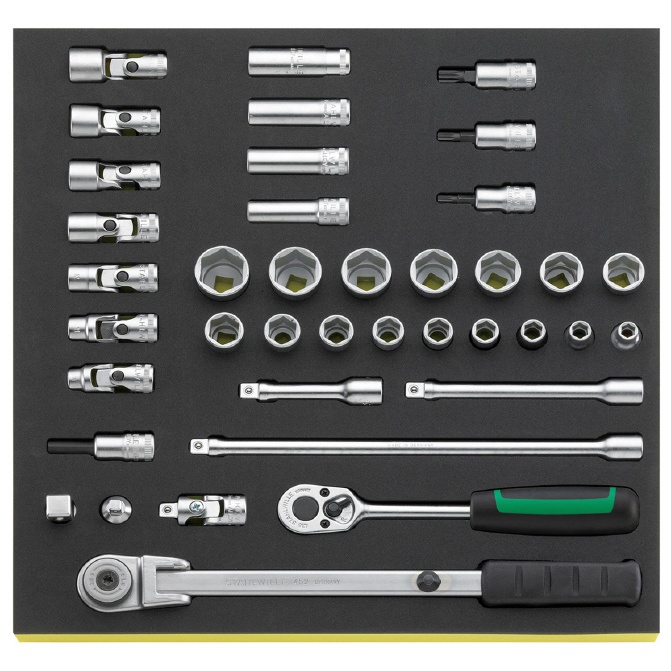 3/8’’DR ソケットレンチセット【EA612TB-4】