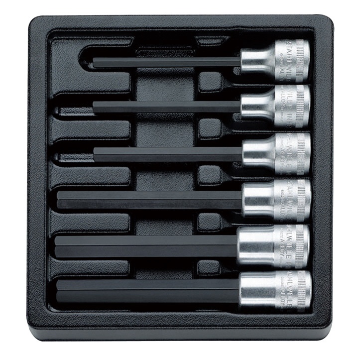 1/2’’DR[’’HEX]ビットソケットセット【EA612TJ-2】