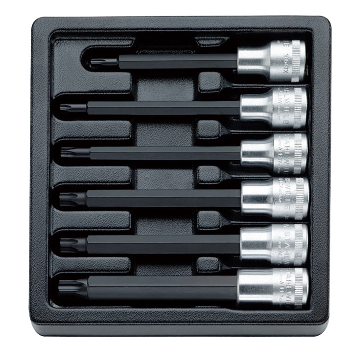 1/2’’DR/T30-T60[TORX]ビットソケットセット【EA612TJ-3】