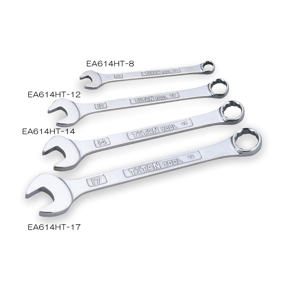 8mm 片目片口スパナ(チタン合金製・軽量)【EA614HT-8】
