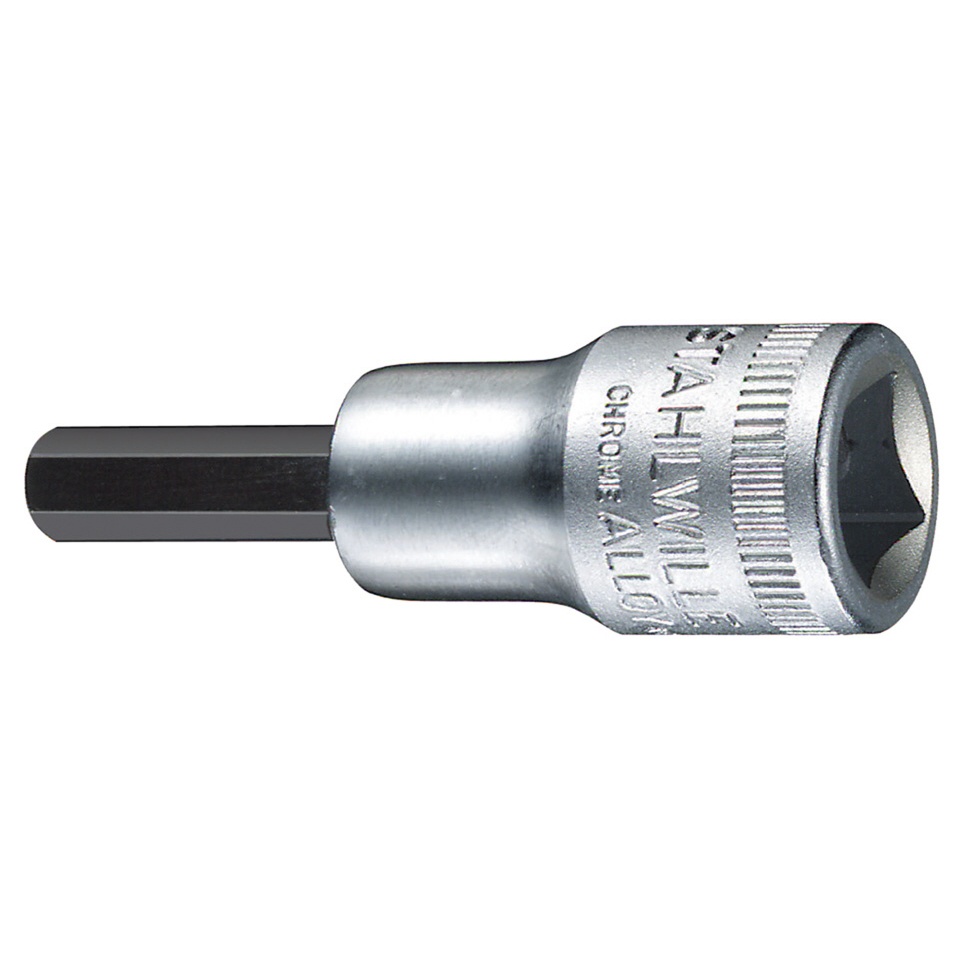 3/8’’DR/8x52mm[’’HEX]ビットソケット【EA617YL-8】
