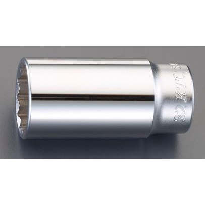 3/4”DRx38mm ディープソケット EA618SE-38 エスコ製｜電子部品・半導体