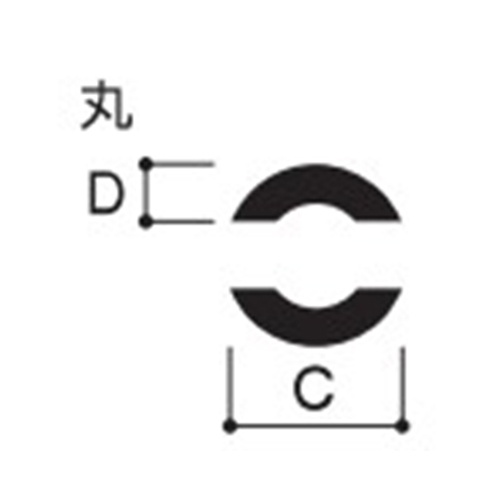 20x65x450mm 火造箸(丸型)【EA627MJ-13】