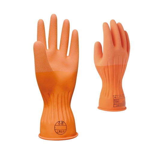 [S]絶縁ゴム手袋(交流300V)【EA640ZB-31】