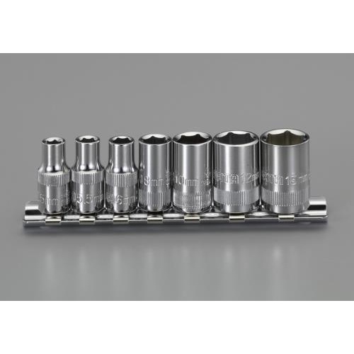 1/4”DR/5-13mm ソケットセット EA687AS エスコ製｜電子部品・半導体