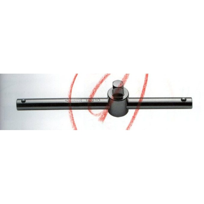3/4’’DRx450mm T型スライドハンドル【EA687ER-13】