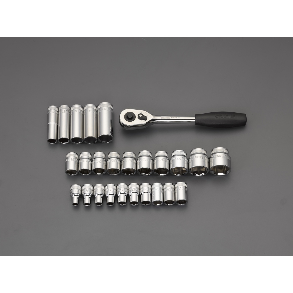 1/2’’DR ソケットレンチセット(トレー入り)【EA687YA-4】