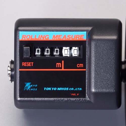 1cm-1km 長さ計測カウンタ(φ100mm・一輪)【EA714CB-21】