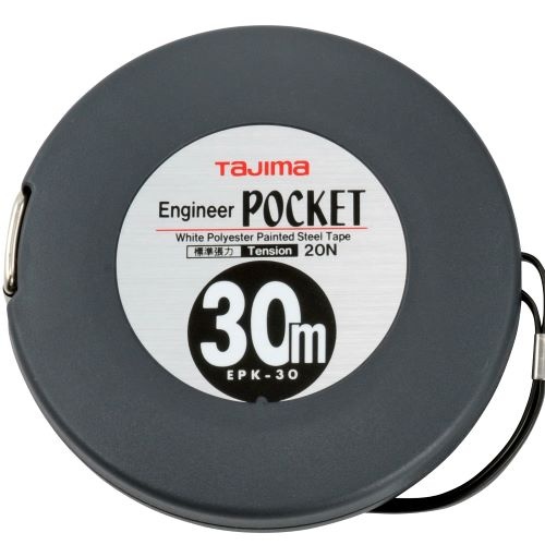 13mm× 30m 巻尺(スティールテープ・ポケットタイプ)【EA720JW-130】