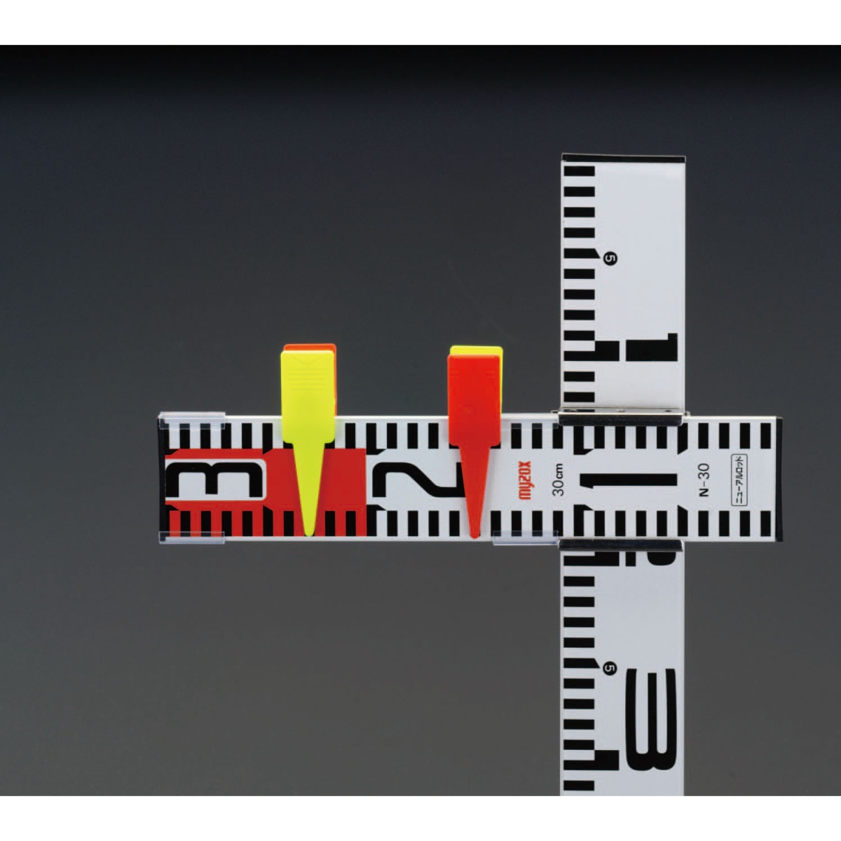 60・64mm幅ロッド用(赤/黄ポイントクリップ/4個入)【EA720ME-44】