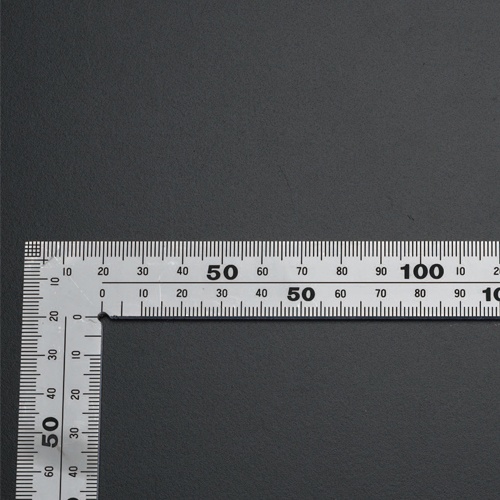 250×500mm 幅広シルバー曲尺【EA720WA-50】