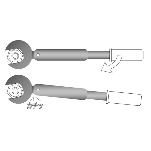 22mmx 42N.m フレアーナット用トルクレンチ【EA723A-22B】