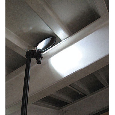 80x130mm/0.6-1.0m 伸縮型ミラー(ライト付)【EA724BB-11A】