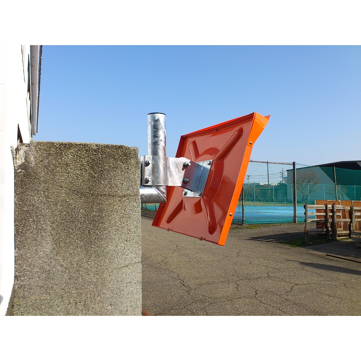 500x600mm 凸面ミラー(角型・壁面用/アクリル製)【EA724ZY-6】
