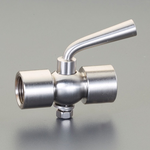 G 1/4’’xG 1/4’’ メートルコック(ステンレス)【EA729HD-11】