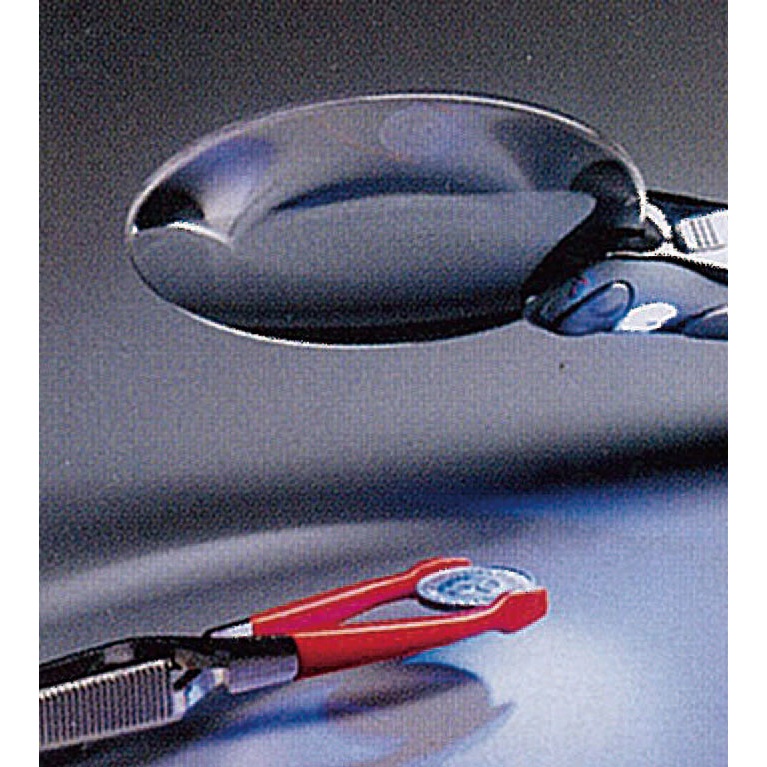 x2.0/90mm ハンドルーペ(LEDライト付)【EA756MB-12】