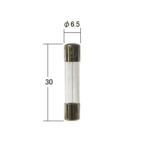 12・24V用 1A 自動車用管ヒューズ(10個)【EA758ZT-1】