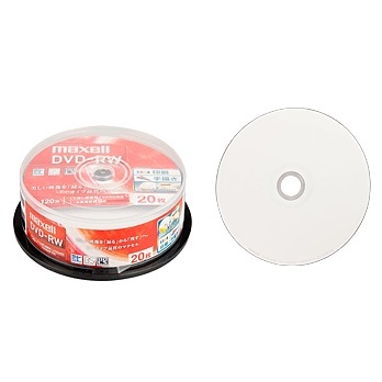 4.7GB DVD-RW(2倍速/20枚)【EA759GS-21C】