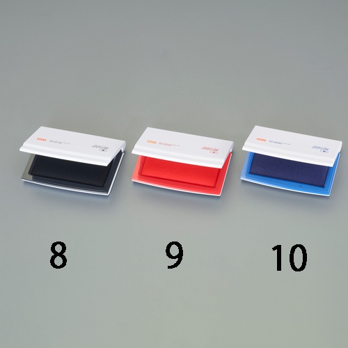 125×92×18mm[青]瞬乾スタンプ台【EA762AE-10】