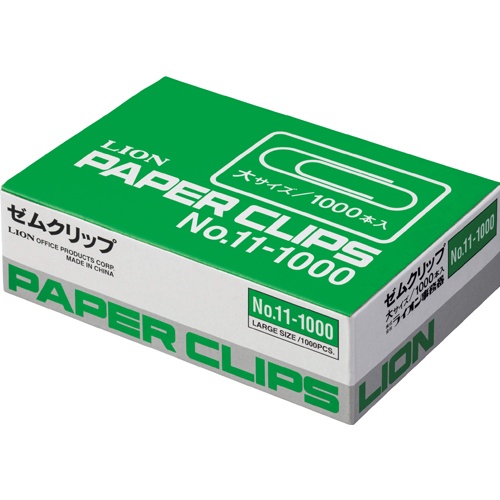 [大/28mm]ゼムクリップ(1000本)【EA762FA-8】