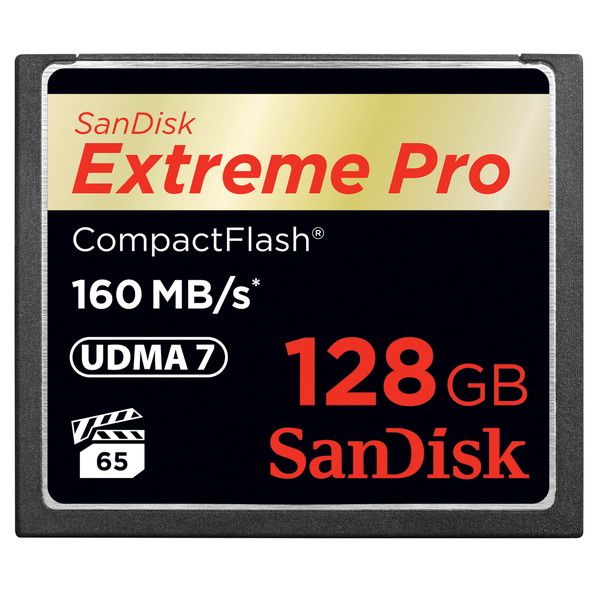 Sandisk Extreme PRO 128GB CFカード　4k動画収録確認