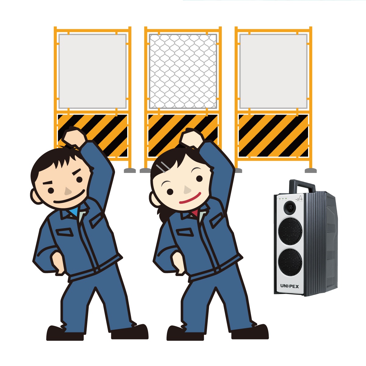 40W ワイヤレスアンプ(CD付/800MHz帯)【EA763CF-32B】