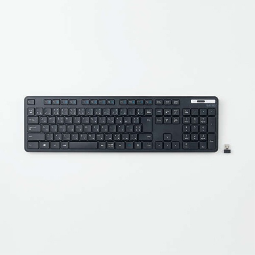 441×127×25mm[コンパクト型]キーボード(USB/抗菌)【EA764AB-21C】