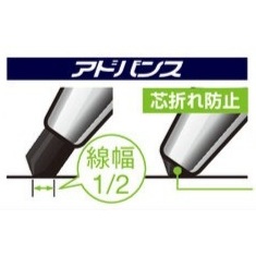 0.5mm シャープペンシル(レッド)【EA765ME-163】