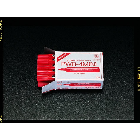 [黒]ホワイトボードマーカー(10本)【EA765MJ-63】