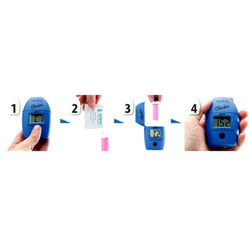 81.5×61×37.5mm 残留塩素計[遊離塩素用]【EA776CA-1】