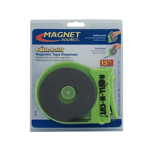 12.7mm×4.5m マグネットテープ(ディスペンサー付)【EA781GA-43】