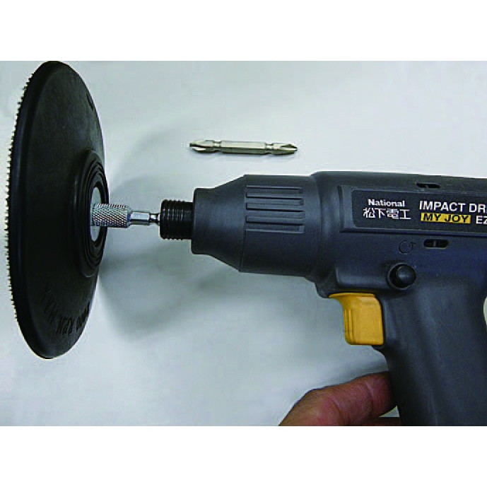 φ125mm 軸付ラバーパット(マジック式・インパクト用)【EA809ZB-7A】