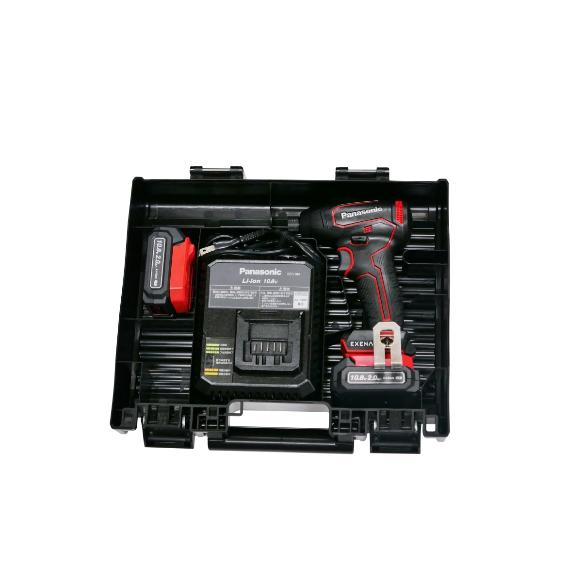 DC10.8V/2.0Ah インパクトドライバー(赤/充電式)【EA813PA-41】