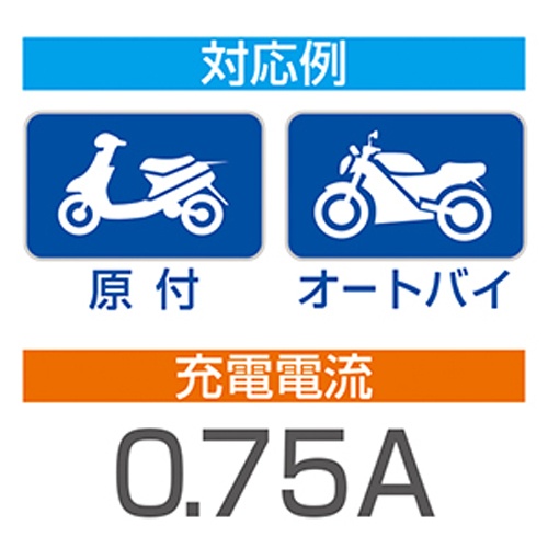 AC100V→DC14V バッテリーチャージャー(オートバイ用)【EA815Y-16】