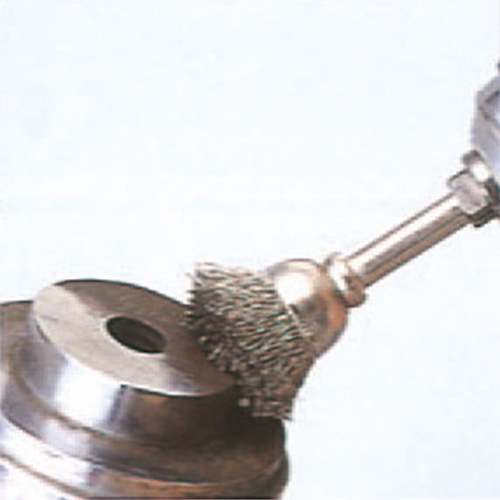 20mm/3.0mm軸 カップ型軸付ブラシ(スチール製)【EA819AL-3】