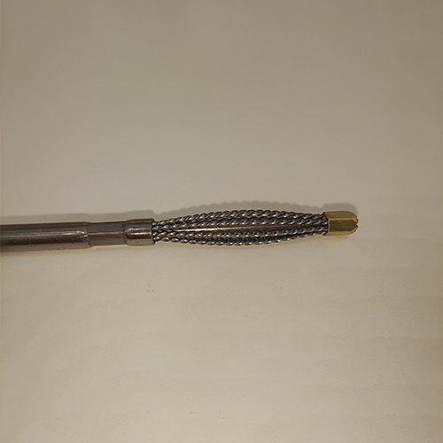 8×100mm/3mm軸 軸付ワイヤーブラシ(楕円型)【EA819BK-108】