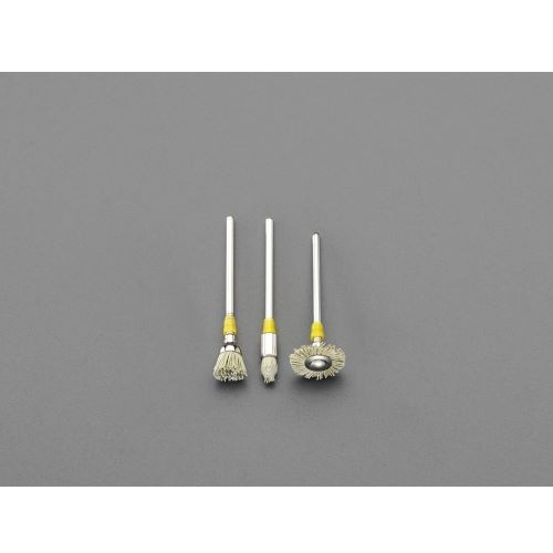 7 ×5mm ダイヤモンド砥粒付ポリエステルブラシ(3mm軸)【EA819DD-21】