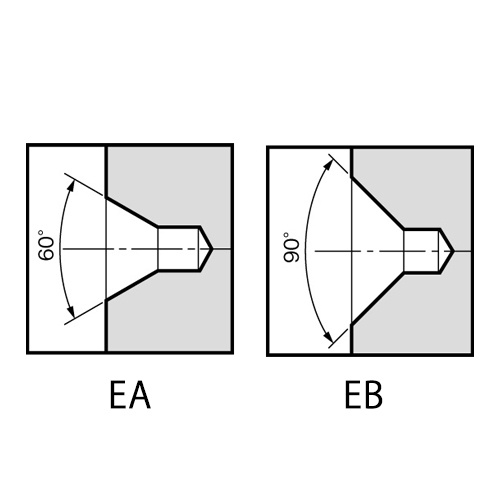 3.0× 57mm/90゜ センタードリル(軸 7.7mm/SKH51)【EA824EB-3】