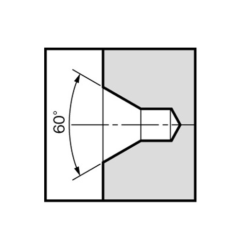 1.0×100mm/60゜ センタードリル(軸 4.0mm/SKH51)【EA824EE-1】