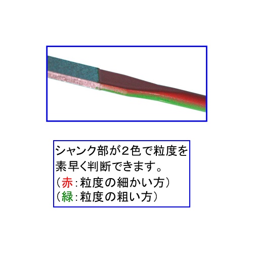 140mm/#200-#100 ダイヤモンドやすり(平・両面)【EA826VK-103】
