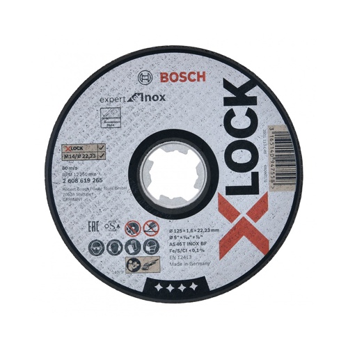 125×1.6mm 切断砥石(1枚/ステンレス用/×-LOCK用)【EA843XH-57】