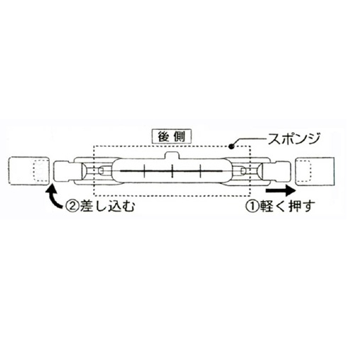 110V/150W ハロゲン電球(センサーライト用)【EA864CB-150】