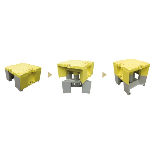 500×500× 288mm 踏台(樹脂製)【EA903AL-51】