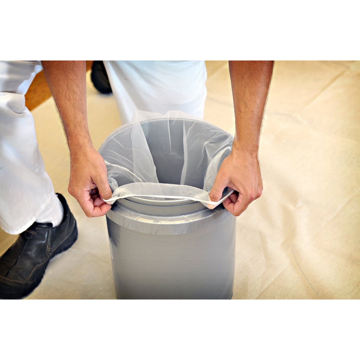 345×400mm メッシュストレーナーバッグ(25枚)【EA922AL-22】