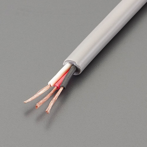 2 mm2×20m/3芯 ビニールキャブタイヤケーブル【EA940AG-642】